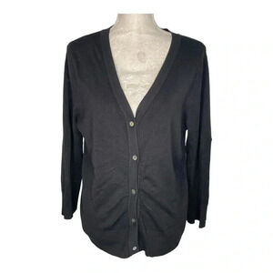 Cache Women’s‎ Black Long Sleeve Cardigan